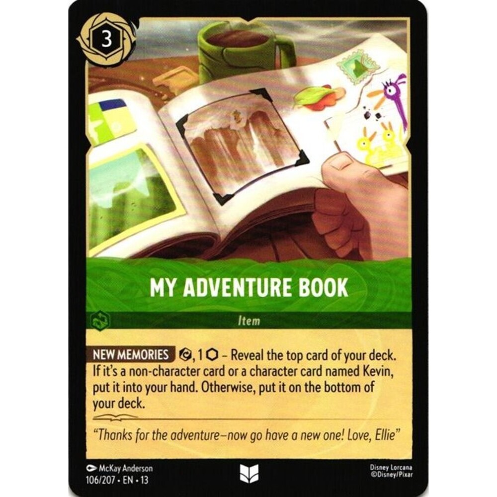 My Adventure Book #106 Lorcana Attack of the Vine